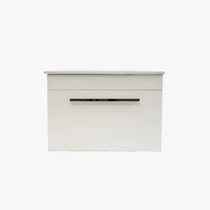 Mueble de Baño Ava Suspendido un Cajón 790x450x400mm con Lavamanos Mate White Urben