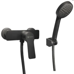 SET GRIFERIA DUCHA NEGRO MATE